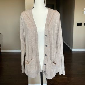 Tan cardigan